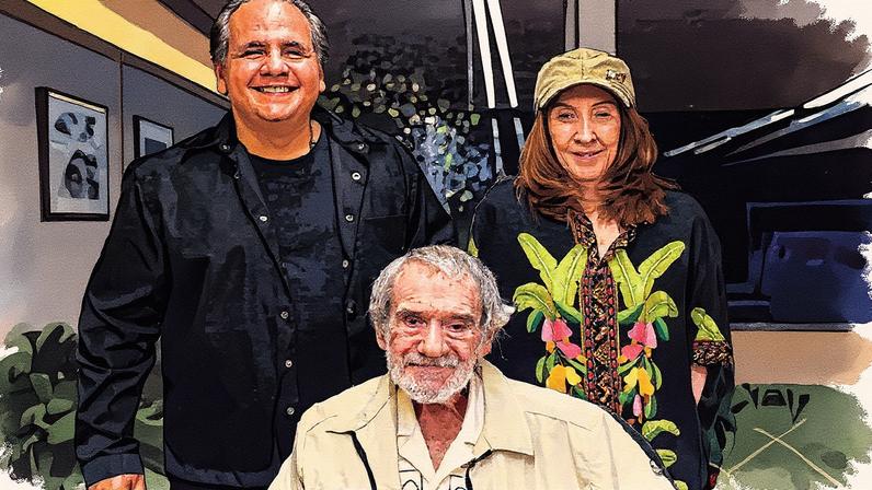 Ricardo Bacelar recebe Airto Moreira e Flora Purim em seu estúdio em casa, no Ceará (Foto: Reprodução)