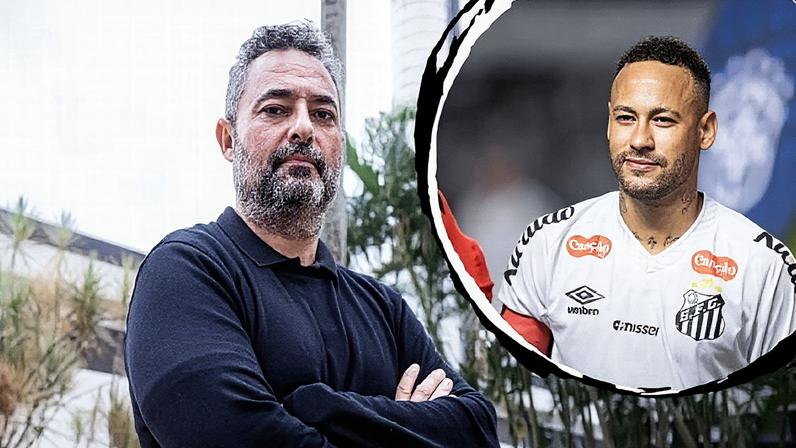 Alexandre Mattos é apresentado como novo executivo de futebol do Santos (Foto: Reprodução)