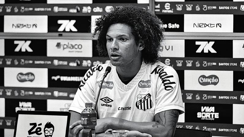 Willian Arão foi anunciado pelo Santos no dia 1º de julho deste ano (Foto: Reprodução)