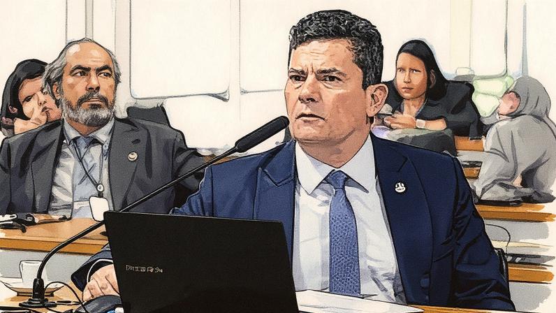 Senador Sergio Moro em evento no Senado (Foto: Reprodução)