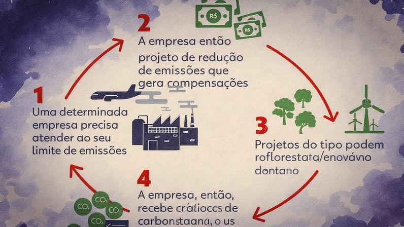 Entenda como funciona o mercado de carbono (Foto: Reprodução)