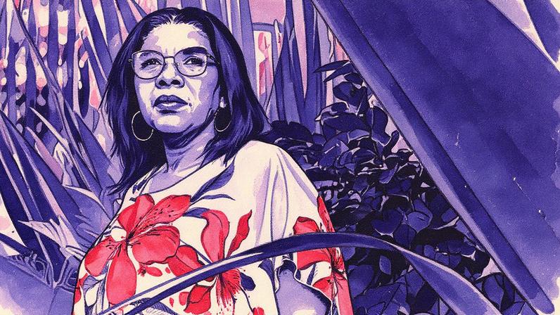 Elda Mosquera em Envigado, no dia 4 de setembro (Foto: Reprodução)