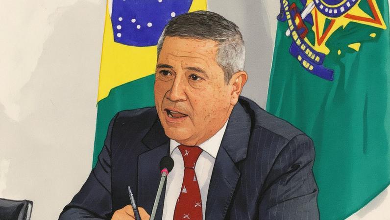 Ministro da Casa Civil, Walter Braga Netto, em evento oficial (Foto: Reprodução)