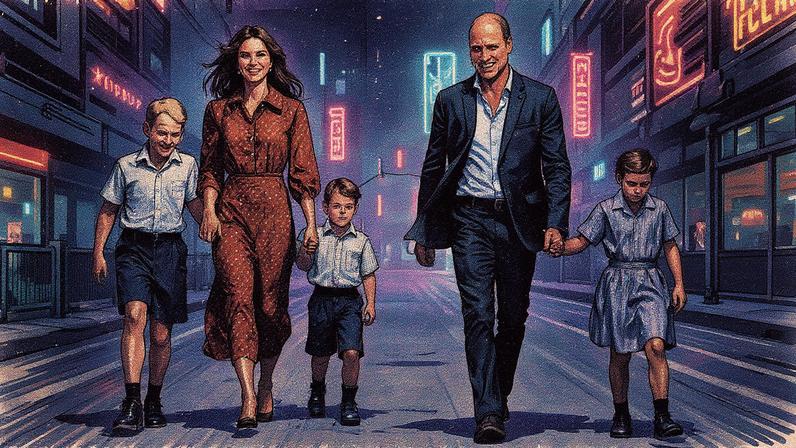 Kate Middleton and Prince William reportedly took their three children to the set of the new “Harry Potter” show series on Friday.