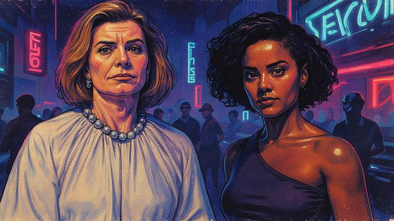 Odete Roitman e Maria de Fátima em cena da novela 'Vale Tudo' (Foto: Reprodução)