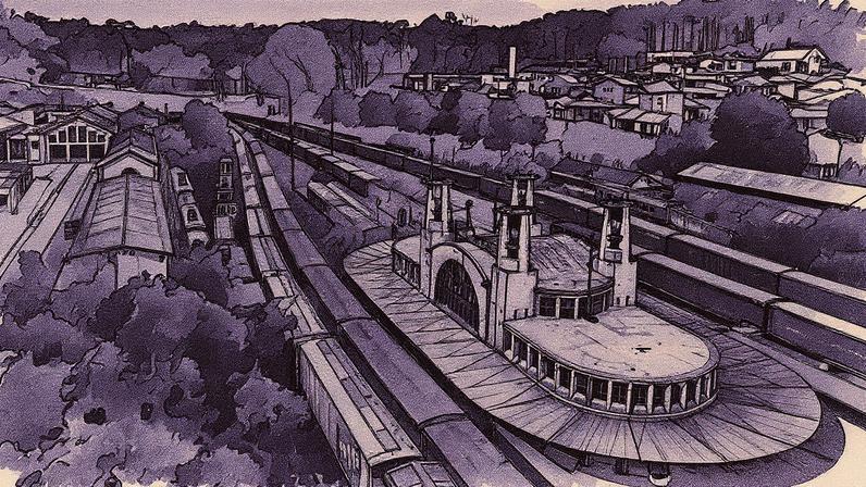 Estação ferroviária construída em 1906, localizada em Mairinque, interior de São Paulo (Foto: Reprodução)