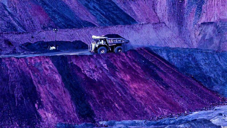 Produção de minério de ferro em atividade (Foto: Reprodução)