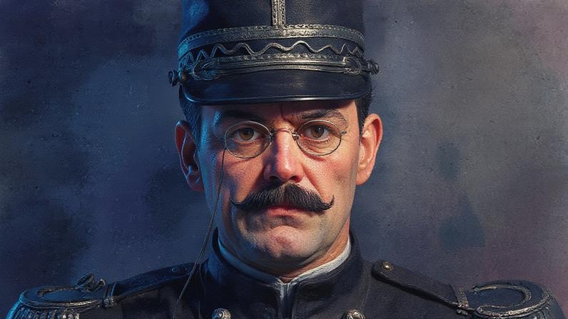 Capitão Alfred Dreyfus em uma fotografia (Foto: Reprodução)