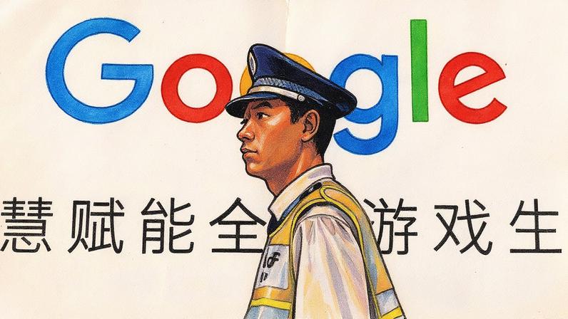 Logo do Google exibido durante uma conferência na China em 2018 (Foto: Reprodução)