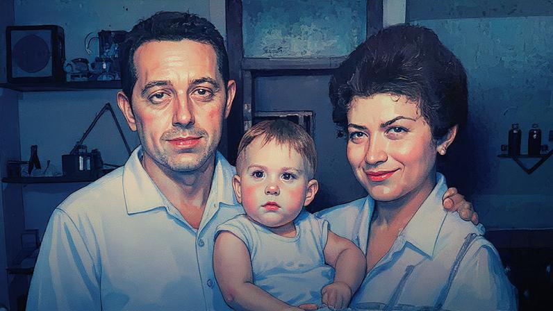 Ligia Ceballos Franco está ao lado de seus pais adotivos no México (Foto: Reprodução)