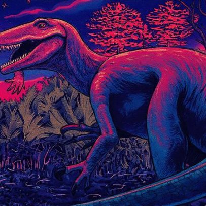 Dinossauro argentino descoberto com osso de crocodilo na boca