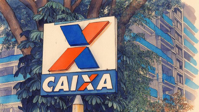Agência Caixa localizada na rua Turiassu, no bairro de Perdizes, zona oeste de São Paulo (Foto: Reprodução)