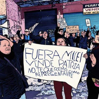Incidentes marcam ato de campanha de Milei na Argentina