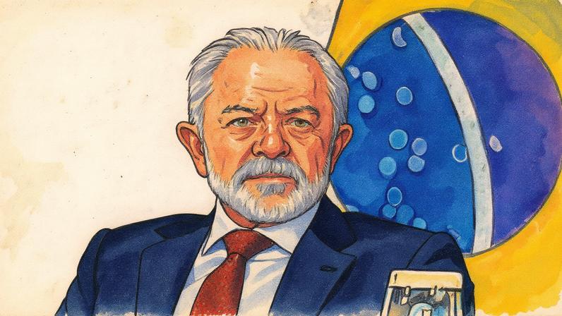 Presidente Luiz Inácio Lula da Silva durante evento no Palácio do Planalto (Foto: Reprodução)