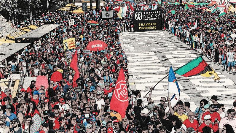 Ato contra PEC da Blindagem e PL da Anistia na Avenida Paulista, em São Paulo (Foto: Reprodução)