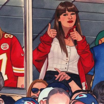 Taylor Swift faz aparição discreta na estreia de Travis Kelce com os Chiefs