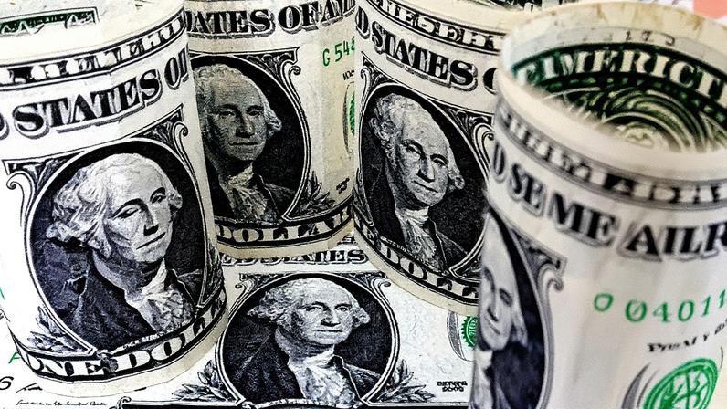 Notas de dólar em uma superfície (Foto: Reprodução)