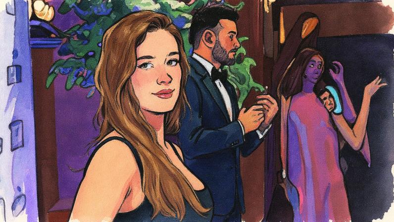 María Pombo em um evento em Madrid no dia 13 de junho de 2024 (Foto: Reprodução)