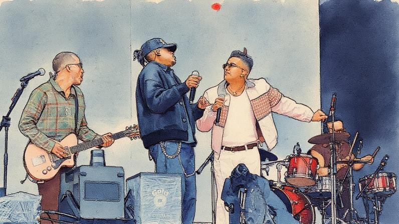 Show de os Garotin no The Town (Foto: Reprodução)