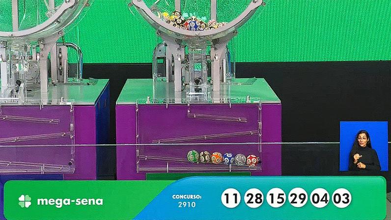 Mega-Sena, concurso 2.910 (Foto: Reprodução)