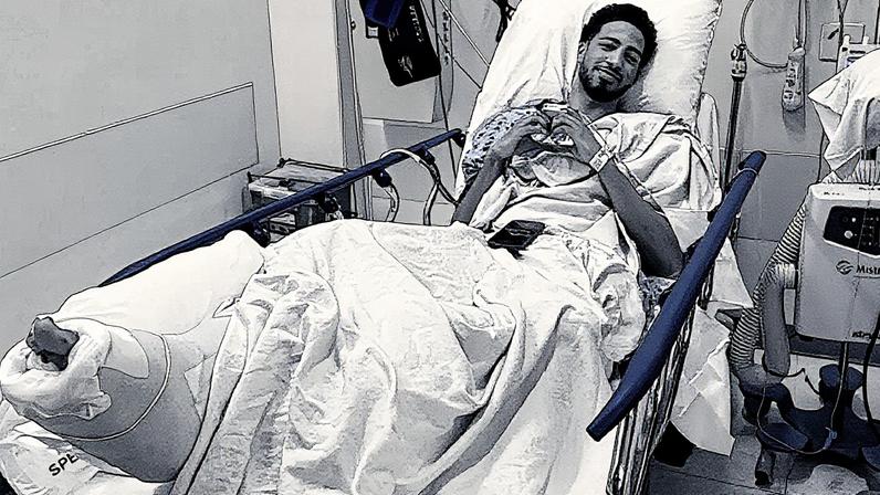 Tyrese Haliburton passou por cirurgia após rompimento do tendão de Aquiles (Foto: Reprodução)