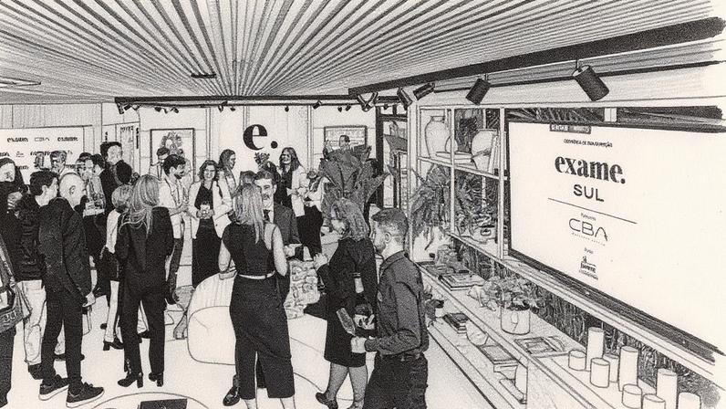 Festa de inauguração do Exame Sul em Florianópolis, SC (Foto: Reprodução)