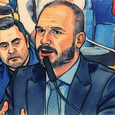 Eduardo Bolsonaro critica figuras políticas em declaração polêmica