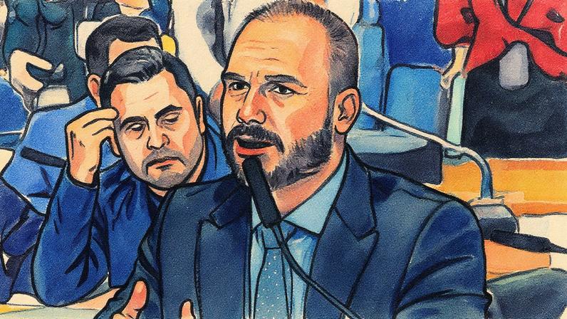 Encontro entre Paulinho, Aécio e Temer (Foto: Reprodução)