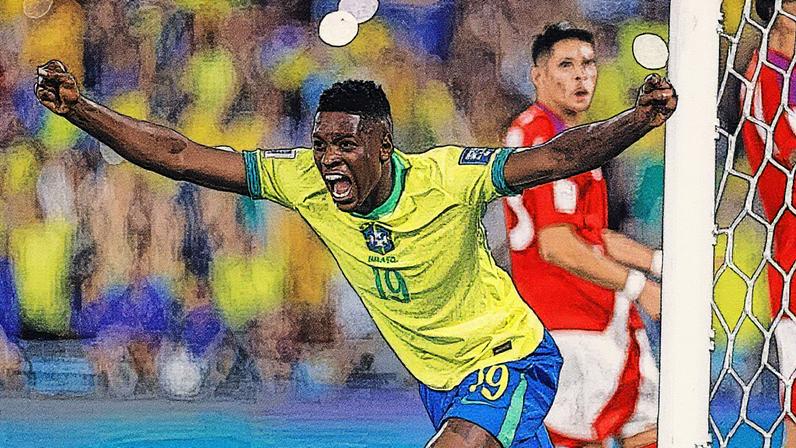 Luiz Henrique se destaca na vitória do Brasil sobre o Chile pelas eliminatórias (Foto: Reprodução)