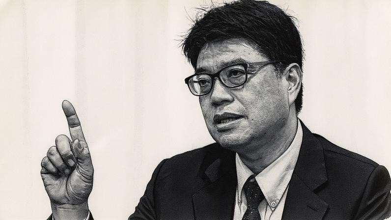 Chiu Chui-cheng, chefe de gabinete do Conselho de Assuntos Continentais de Taiwan, em evento oficial (Foto: Reprodução)