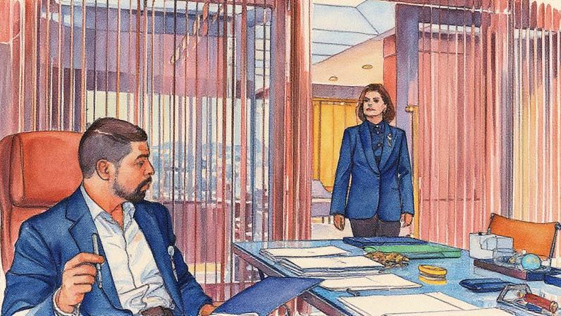 Odete Roitman e César em cena da novela 'Vale Tudo' (Foto: Reprodução)