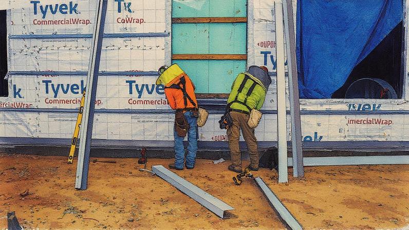 Trabalhadores da construção civil em Alabama em foto de arquivo (Foto: Reprodução)