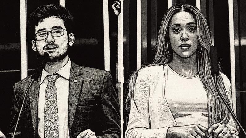Deputados Kim Kataguiri e Erika Hilton se manifestam contra a PEC da Blindagem (Foto: Reprodução)