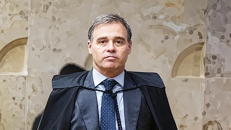 Ministro André Mendonça participa de sessão plenária do STF (Foto: Reprodução)