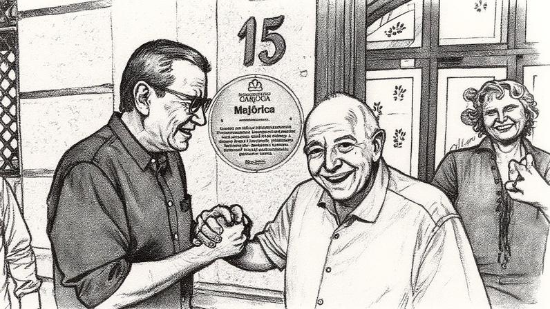 Restaurante recebe placa azul de reconhecimento da prefeitura (Foto: Reprodução)