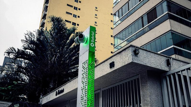 Câmera da empresa Gabriel que será integrada ao sistema Smart Sampa, da prefeitura de São Paulo (Foto: Reprodução)