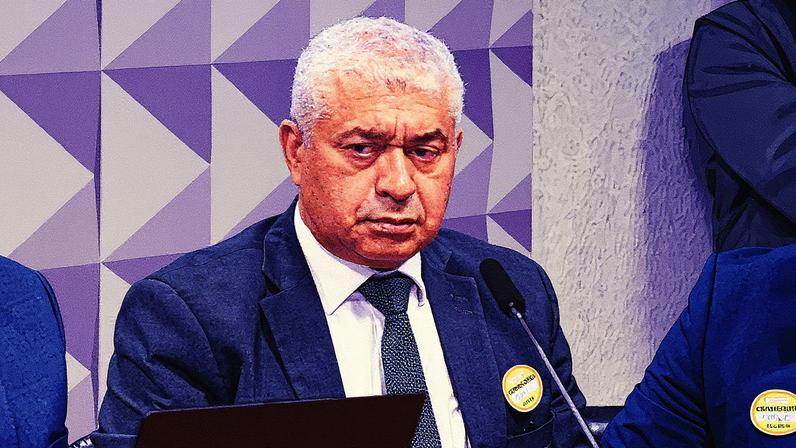 Rubens Oliveira, apontado como intermediário do Careca do INSS, presta depoimento à CPI (Foto: Reprodução)