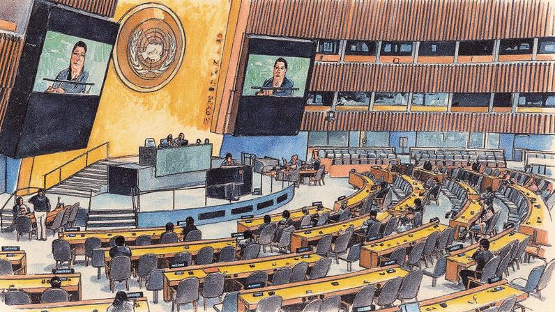 Assembleia Geral da ONU em Nova York (Foto: Reprodução)