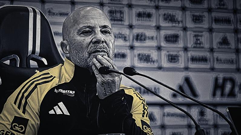 Jorge Sampaoli foi apresentado como novo treinador do Atlético (Foto: Reprodução)