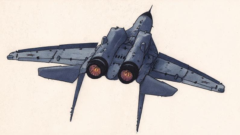 Caça MiG-31 russo em exibição (Foto: Reprodução)