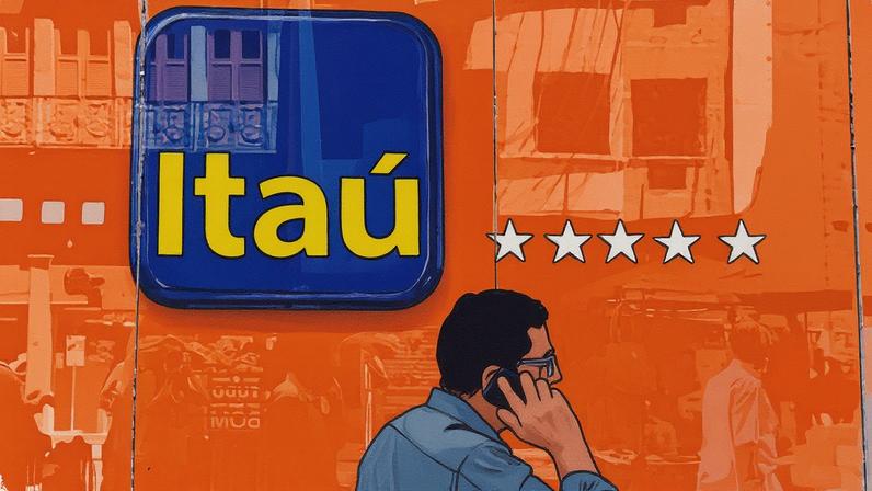 Agência do Itaú localizada no Rio de Janeiro (Foto: Reprodução)