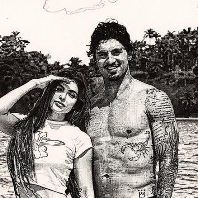 Gabriel Medina e Isabella Arantes celebram amor com gesto romântico público