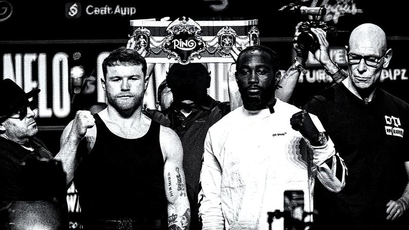 Campeão Saúl 'Canelo' Alvarez e Terence Crawford se enfrentam pelo título indiscutível dos super médios no boxe (Foto: Reprodução)