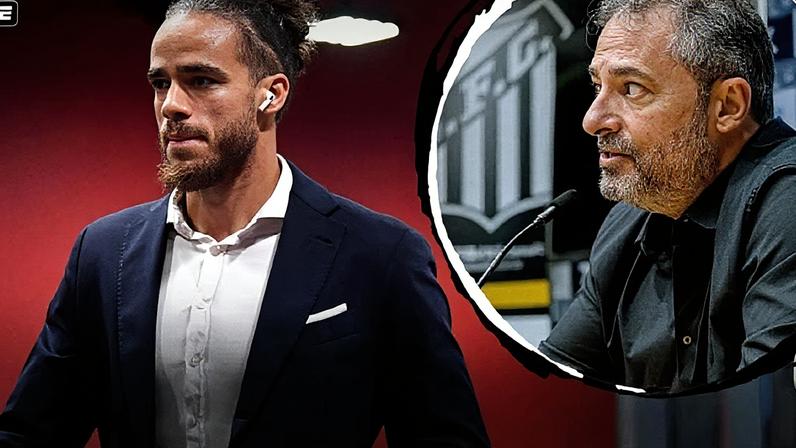 Santos negocia a contratação do atacante Billal Brahimi, que está livre no mercado após deixar o Nice, da França (Foto: Reprodução)
