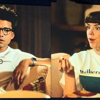 Camisas de Alice Wegmann e Lucas Leto trazem mensagem subliminar em Vale Tudo