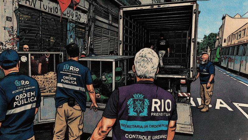 Operação da Seop em parceria com Ivisa-Rio apreende mais de meia tonelada de alimentos de procedência duvidosa (Foto: Reprodução)