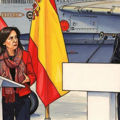 Lituânia solicita que caças espanhóis possam neutralizar drones russos