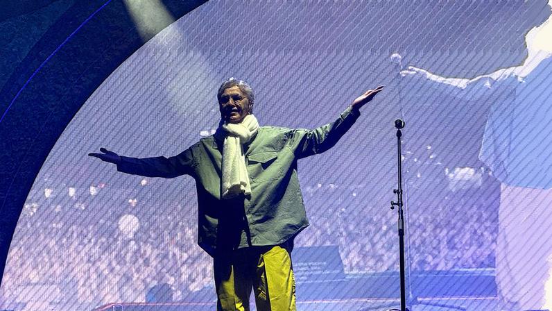 Caetano Veloso se apresenta no Memorial da América Latina (Foto: Reprodução)