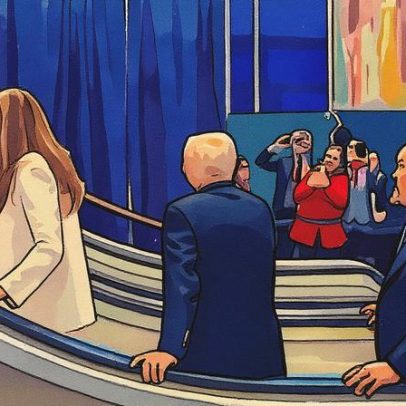 Escada rolante da ONU trava durante visita de Trump e Melania em evento oficial