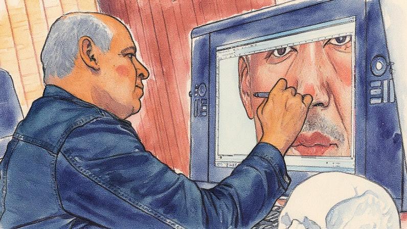 Sidney Barbosa, policial com mais de três décadas de experiência, observa mudanças na elaboração de retratos falados (Foto: Reprodução)